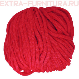 Шнур ПП 8 мм, цв.200 красный, уп.100м, пл.6,5 гр/м