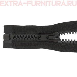 Молния Трактор Т8 1 замок, дл.85 см, цв.черный, усил. звено (кл.А)