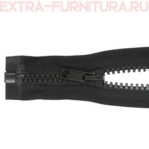Молния Трактор Т5 1 замок, дл.40 см, цв.черный, усил. звено (кл.А)