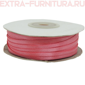 Лента атласная  3 мм  цв.054 брусника рул. 100 м