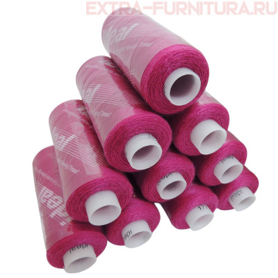 Нитки IDEAL бытовые 40/2 366м, цв.177 розовый (уп.10шт)