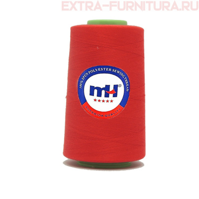 Нитки МН 40/2 п/э  5000 ярдов №508 алый *