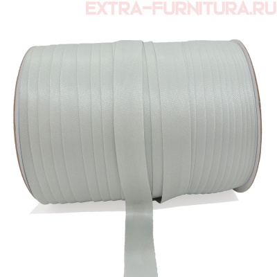 Косая бейка 16мм 132м цв.068 серебро ЕВРО