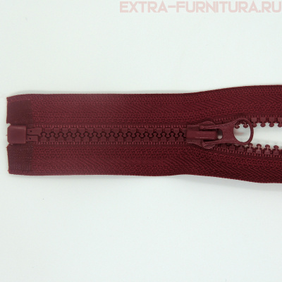 Молния Трактор Т5 1 замок 45см, цв.179 бордовый темный, LOGO