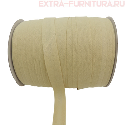 Косая бейка х/б  15мм 132м цв.276 бежевый 