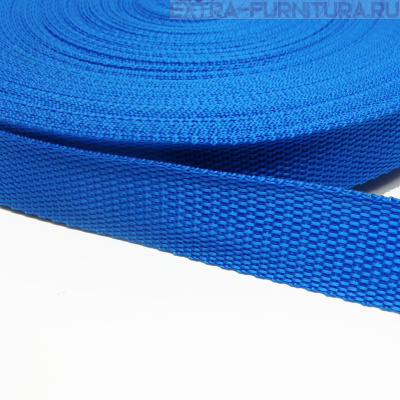 Стропа шир.30мм, цв.420 василек, уп.50м, пл. 11,7 гр/м