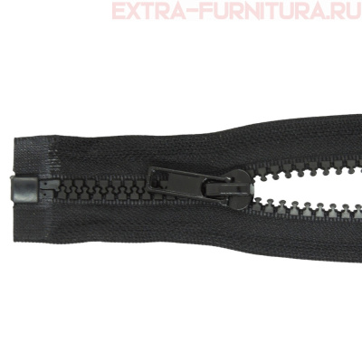 Молния Трактор Т5 1 замок, дл.30 см, цв.черный, усил. звено (кл.А)