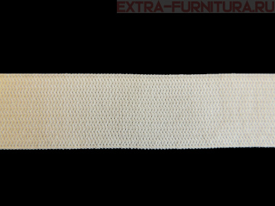 Резинка вязаная, 35мм (+/-2мм), цв.белый (уп.-40м, 9уп./36уп.) Стандарт