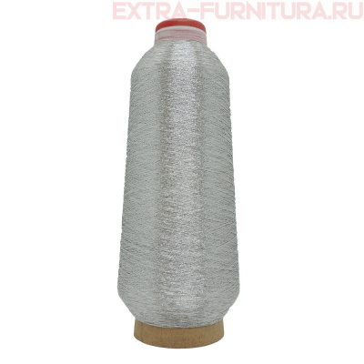Нитки Euron MR 120 5000м вышивальные металлизированные цв. серебро B-115