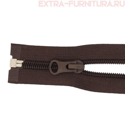 Молния Спираль разъемная дл. 50см, Т5, цв.304 коричневый LOGO